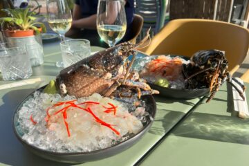 Sashimi lobster